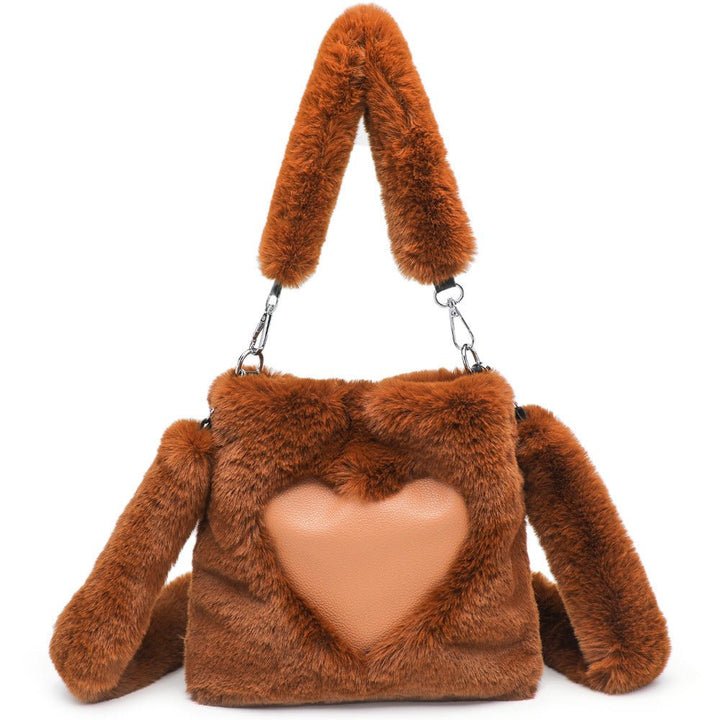 ElisaBerlin™ | Stylische Plüsch - Schultertasche - ElisaBerlin - 