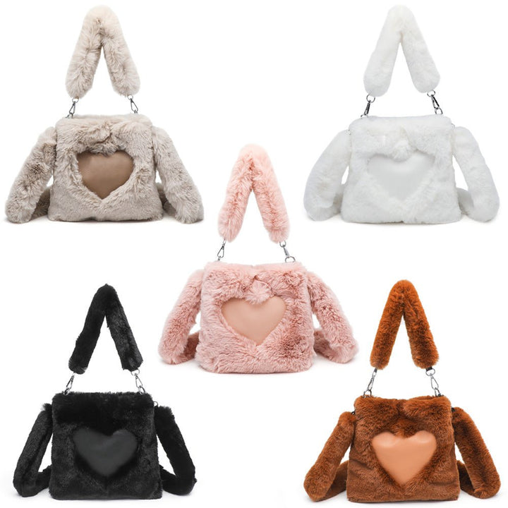 ElisaBerlin™ | Stylische Plüsch - Schultertasche - ElisaBerlin - 