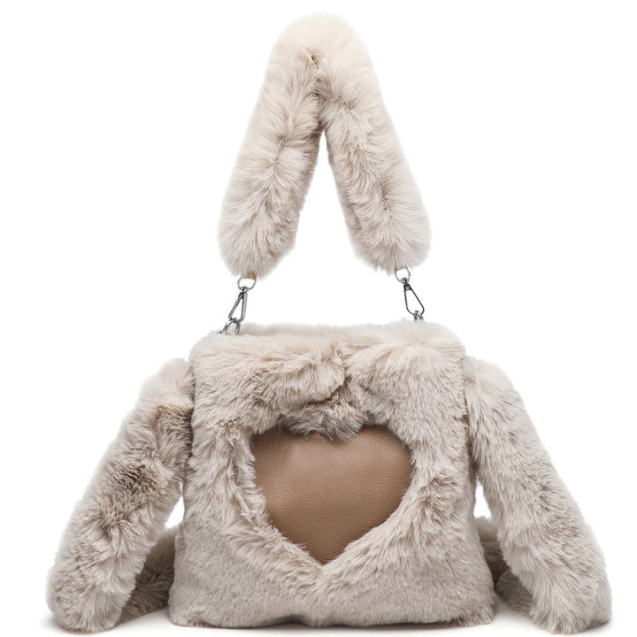 ElisaBerlin™ | Stylische Plüsch - Schultertasche - ElisaBerlin - 