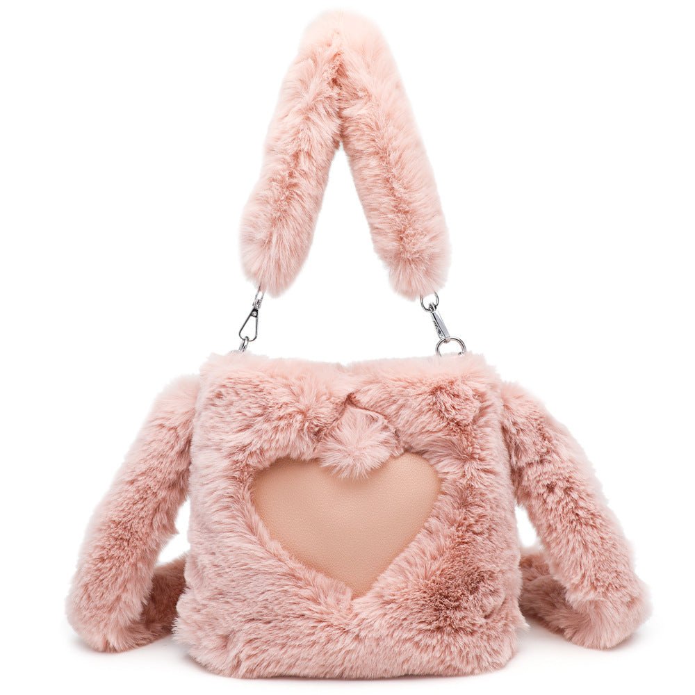 ElisaBerlin™ | Stylische Plüsch - Schultertasche - ElisaBerlin - 