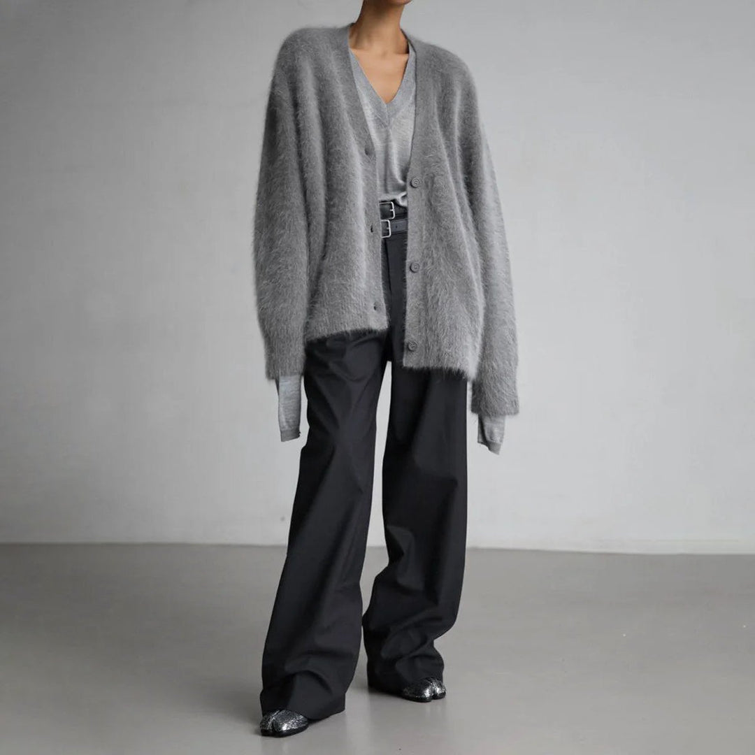 ElisaBerlin™ | V - Ausschnitt Strickjacke - ElisaBerlin - 
