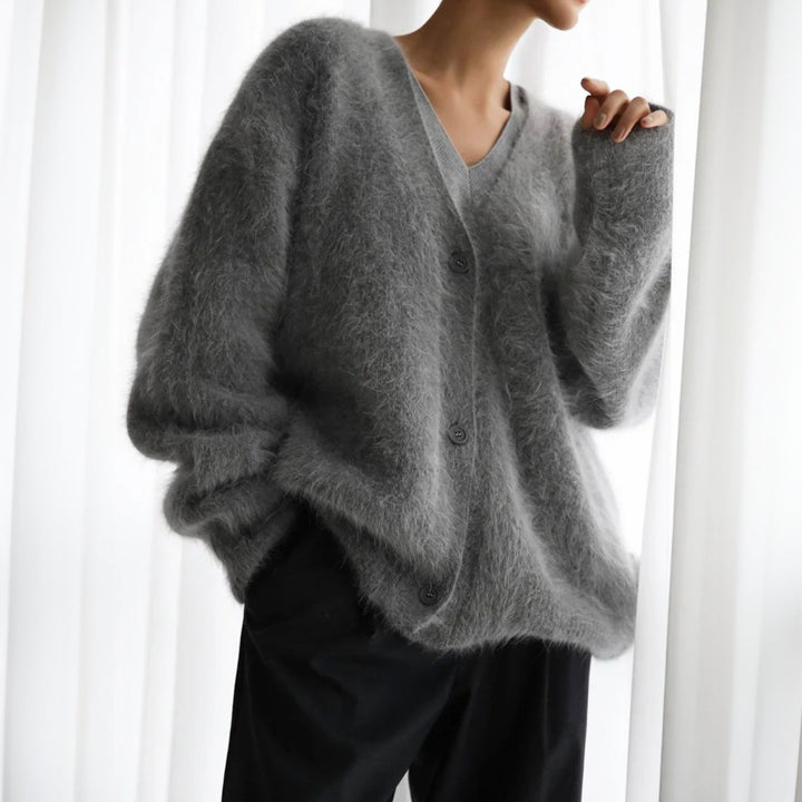 ElisaBerlin™ | V - Ausschnitt Strickjacke - ElisaBerlin - 