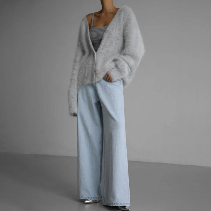 ElisaBerlin™ | V - Ausschnitt Strickjacke - ElisaBerlin - 