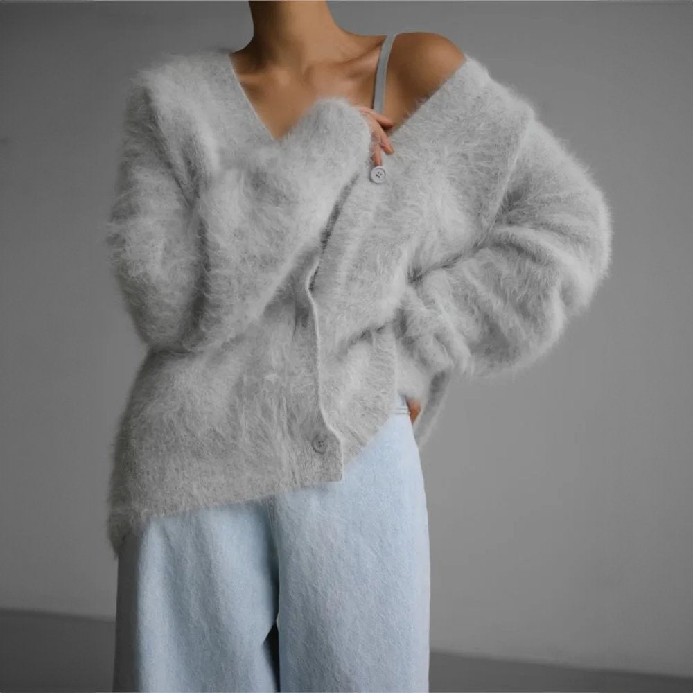 ElisaBerlin™ | V - Ausschnitt Strickjacke - ElisaBerlin - 