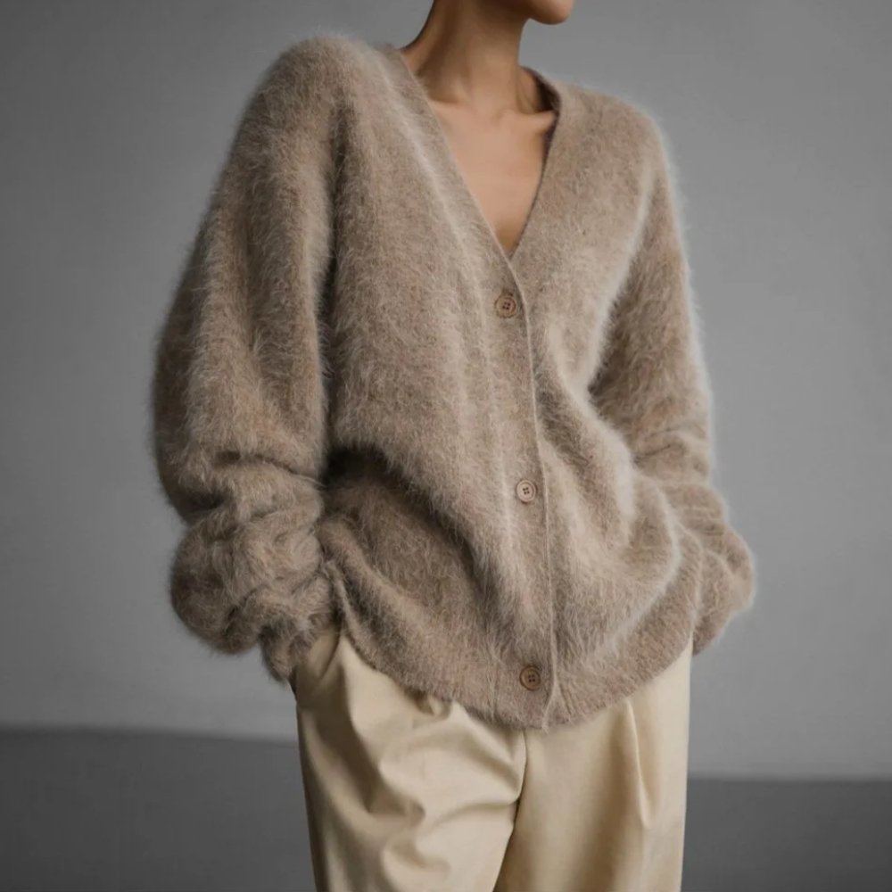 ElisaBerlin™ | V - Ausschnitt Strickjacke - ElisaBerlin - 