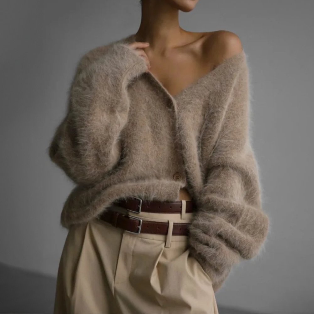 ElisaBerlin™ | V - Ausschnitt Strickjacke - ElisaBerlin - 