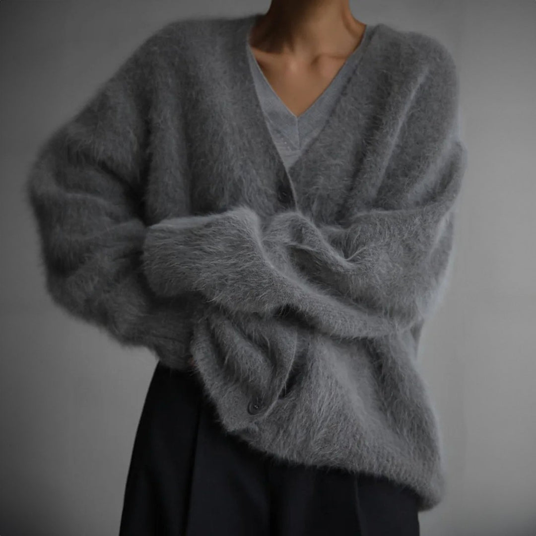 ElisaBerlin™ | V - Ausschnitt Strickjacke - ElisaBerlin - 
