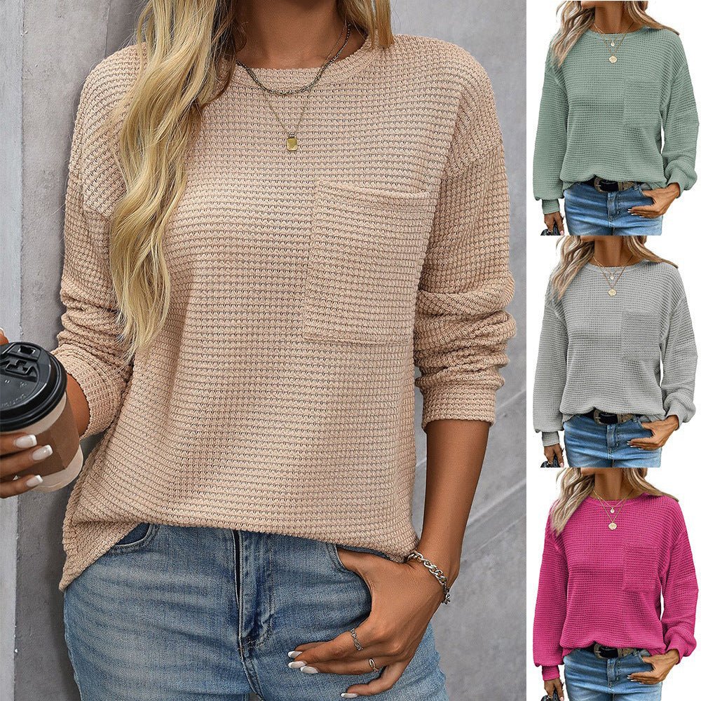 ElisaBerlin™ | Waffel - Tasche Pullover - ElisaBerlin - 