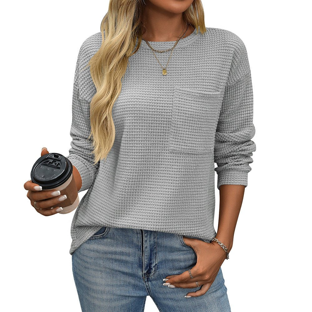 ElisaBerlin™ | Waffel - Tasche Pullover - ElisaBerlin - 