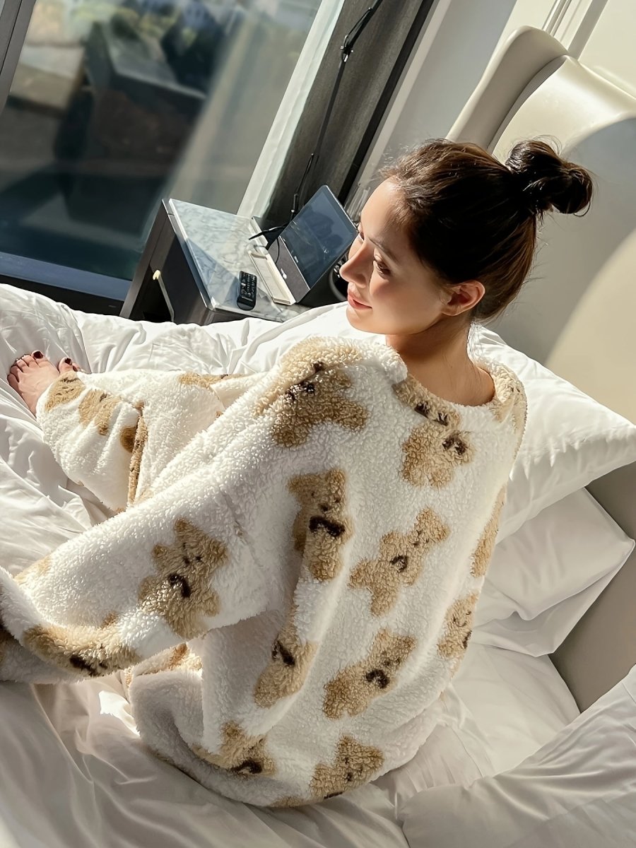 ElisaBerlin™ | Weiches Bärenmuster - Zweiteiler - Elisa Berlin - pullover & westen