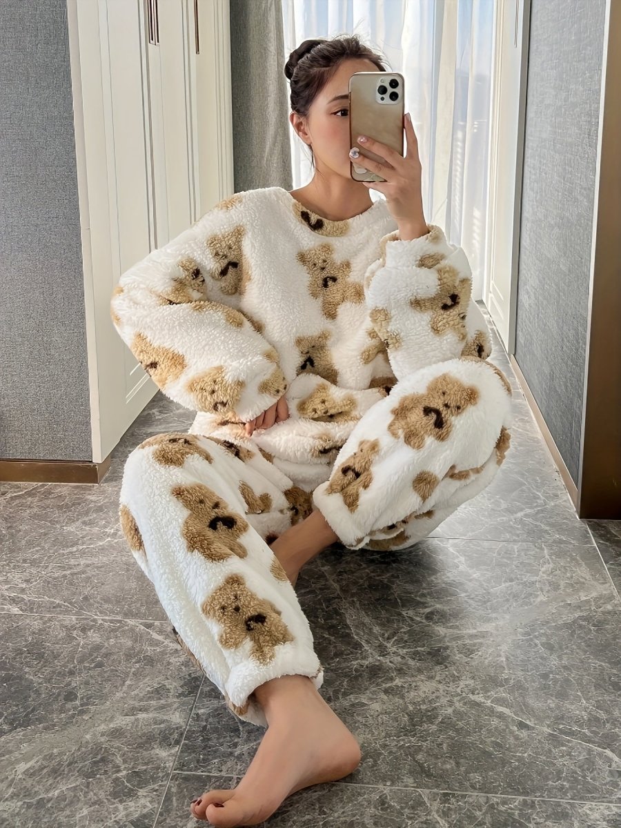 ElisaBerlin™ | Weiches Bärenmuster - Zweiteiler - Elisa Berlin - pullover & westen