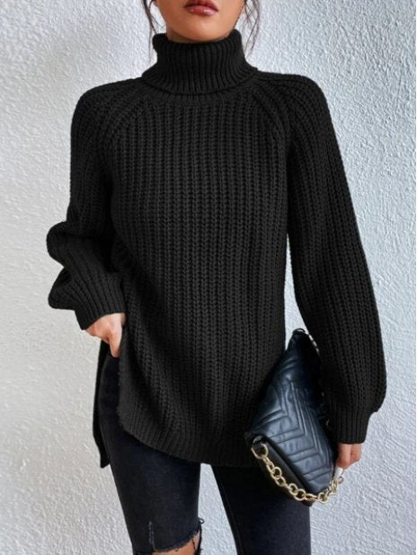 ElisaBerlin™ | Wolliger Hochkragenpullover - ElisaBerlin - 