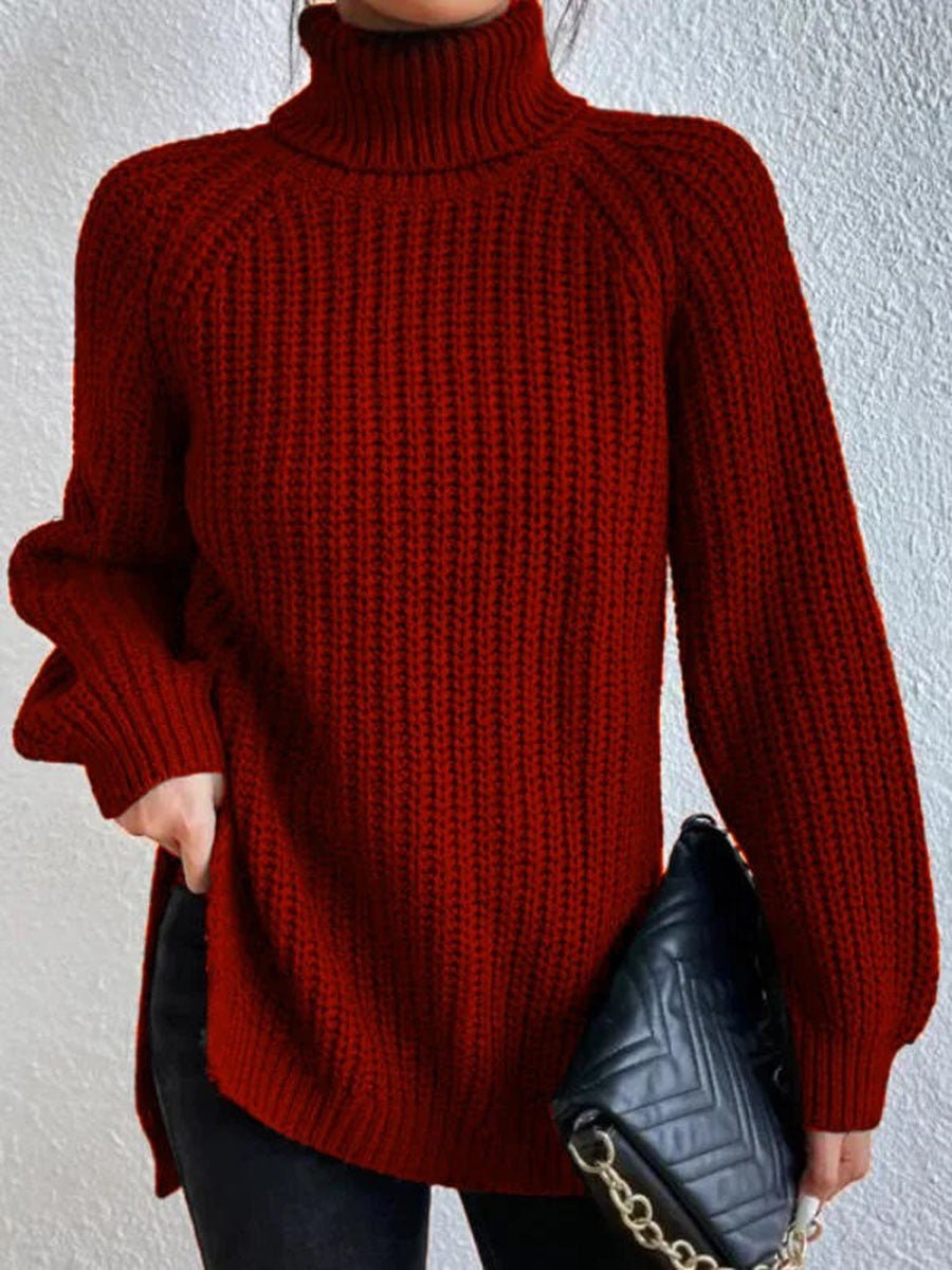 ElisaBerlin™ | Wolliger Hochkragenpullover - ElisaBerlin - 