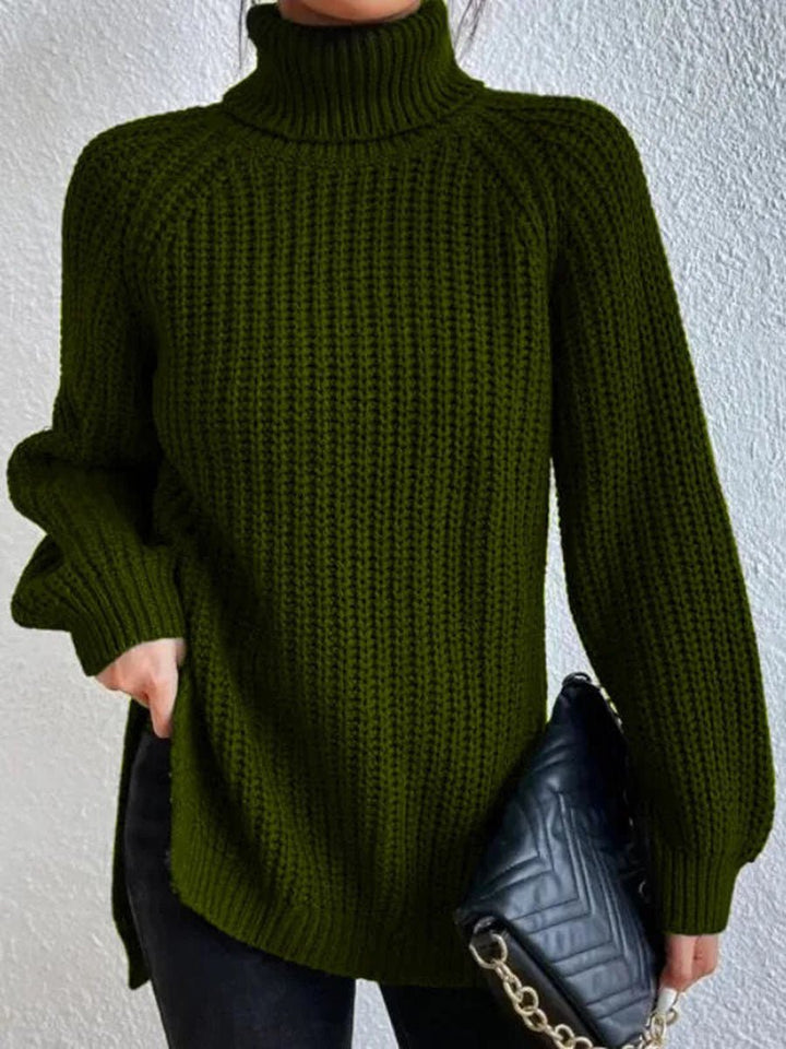 ElisaBerlin™ | Wolliger Hochkragenpullover - ElisaBerlin - 