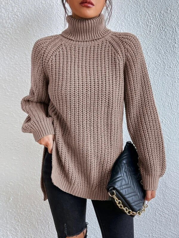 ElisaBerlin™ | Wolliger Hochkragenpullover - ElisaBerlin - 