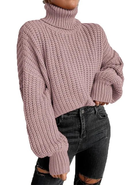 ElisaBerlin™ | Wolliger Hochkragenpullover - ElisaBerlin - 