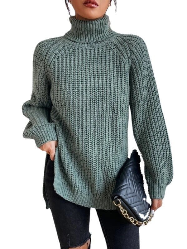 ElisaBerlin™ | Wolliger Hochkragenpullover - ElisaBerlin - 