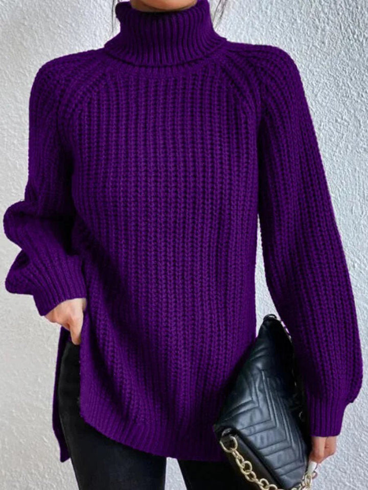 ElisaBerlin™ | Wolliger Hochkragenpullover - ElisaBerlin - 