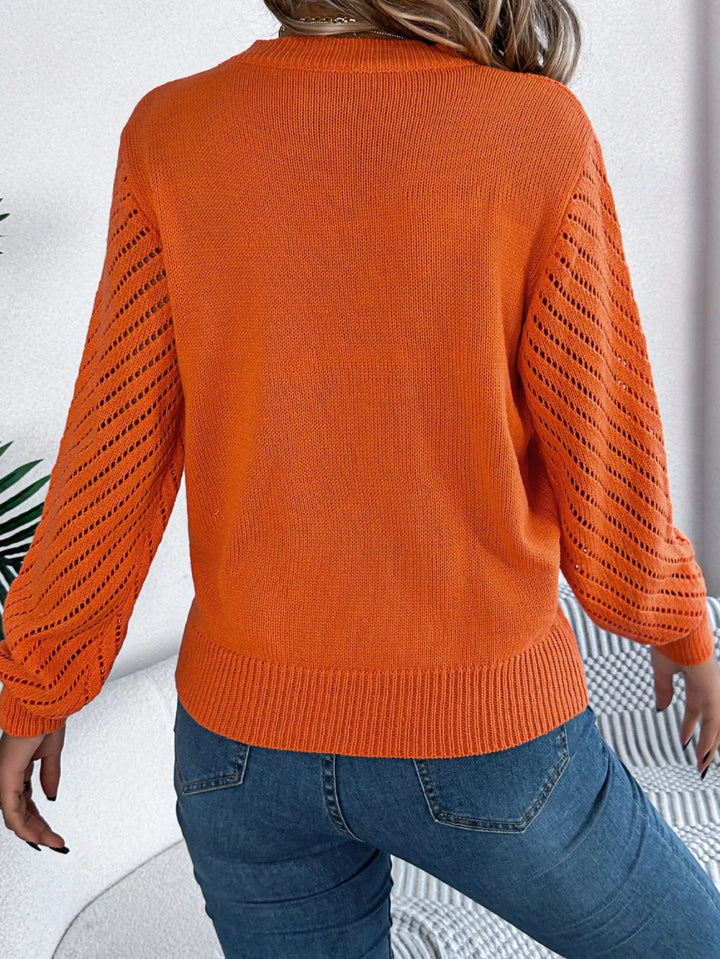 ElisaBerlin™ | Zeitloser Laternenärmel Pullover - ElisaBerlin - 