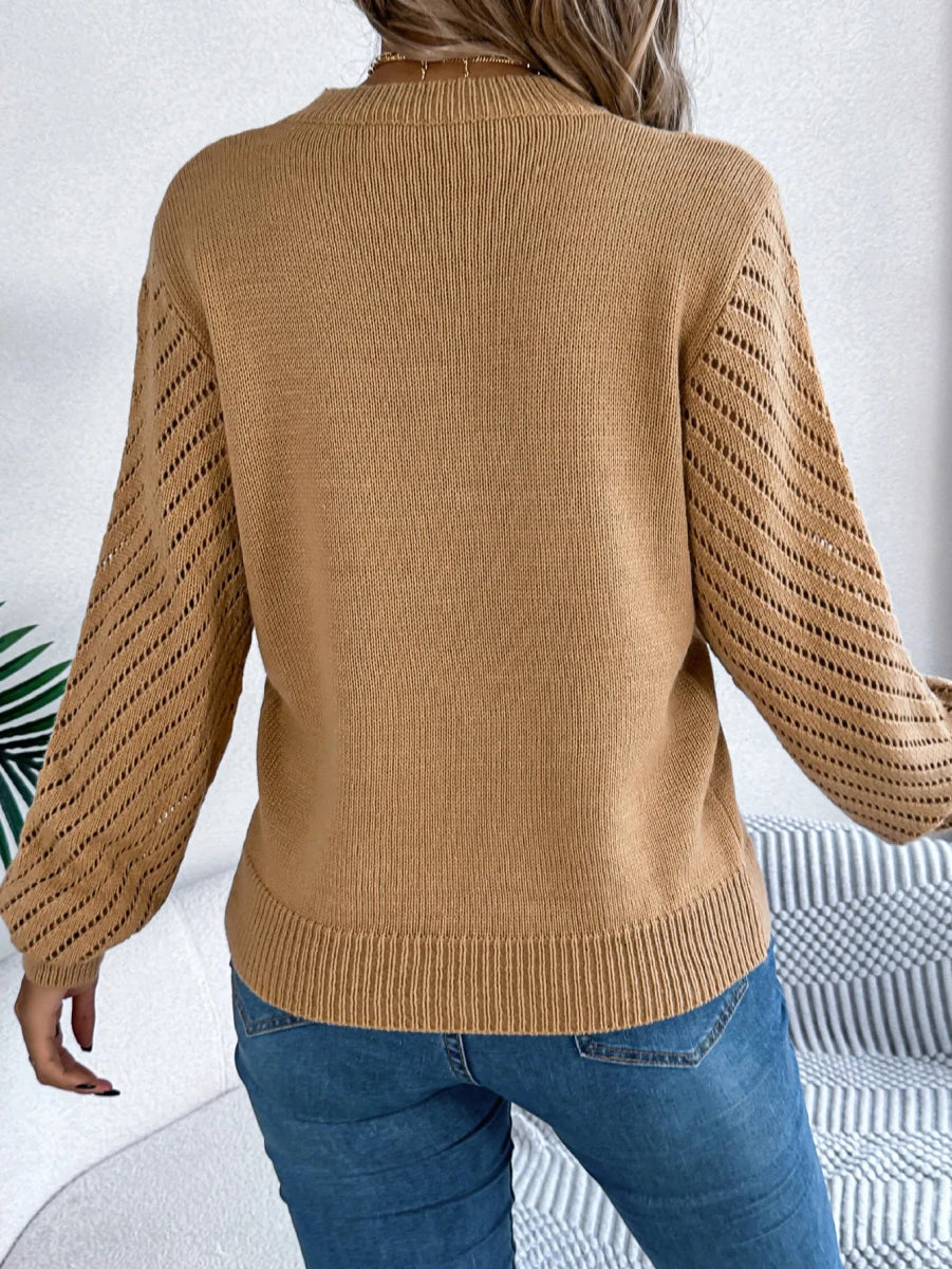 ElisaBerlin™ | Zeitloser Laternenärmel Pullover - ElisaBerlin - 