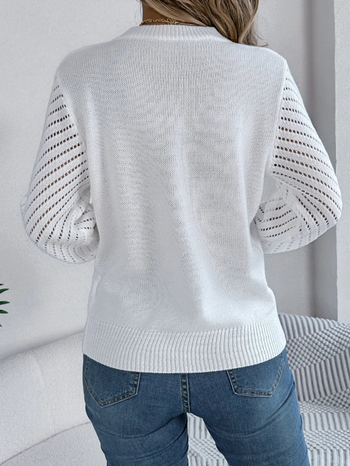 ElisaBerlin™ | Zeitloser Laternenärmel Pullover - ElisaBerlin - 